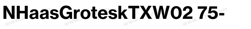 NHaasGroteskTXW02 75字体转换 NHaasGroteskTXW02 75字体转换